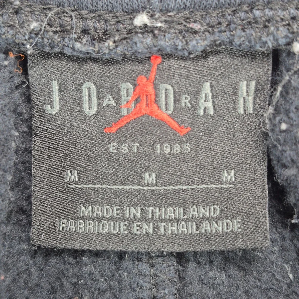 Air Jordan Brooklyn Essential Fleece Joggers Mens Medium Black Sweatpants